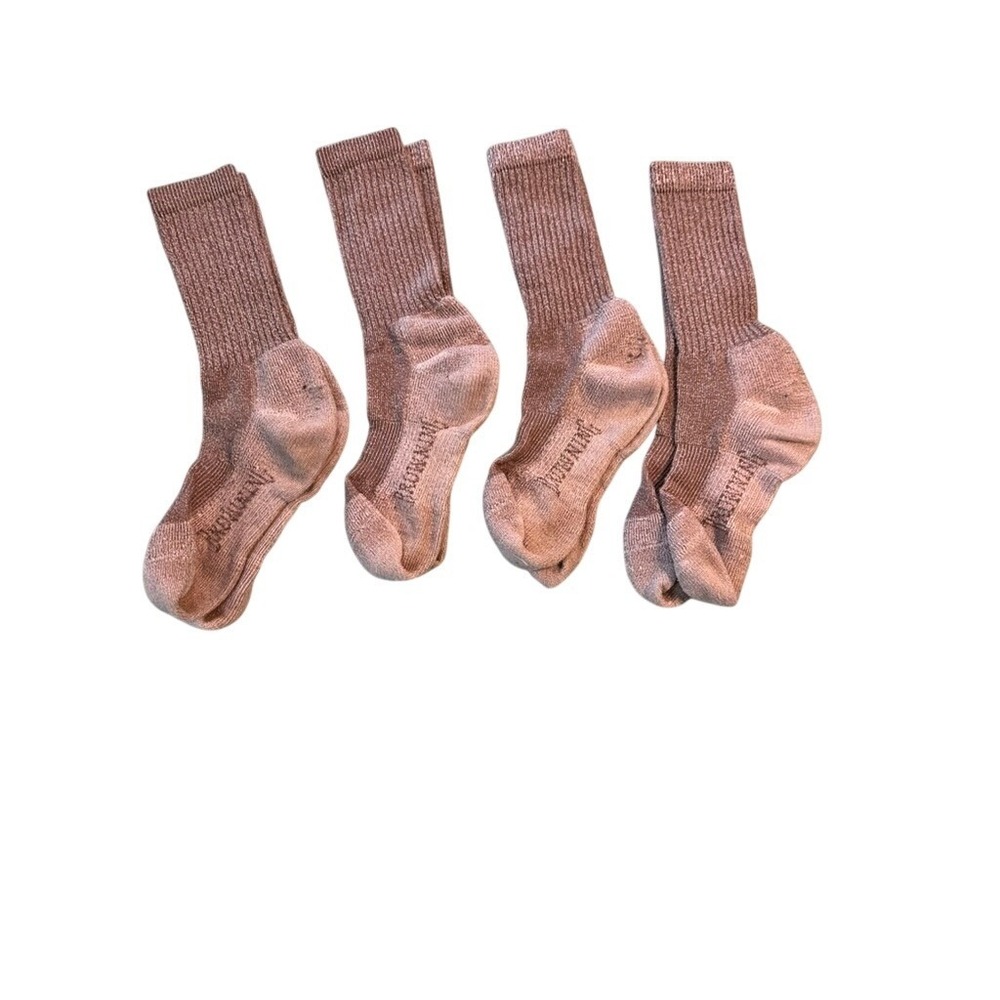 Browning Mens Merino Wool Blend Boot Socks 4 Pairs Brown Crew Hunting Hiking